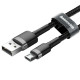 Кабель Baseus cafule Cable Micro 0.5m, 2.4A Gray-Black