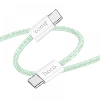 Кабель Hoco X104 Source, Type-C to Type-C, 60W, 2m, Green