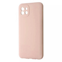 Чехол силиконовый для Samsung A03 (A035F) Sand Pink