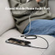 Кабель Vention Cotton Braided 3.5mm Audio Extension Cable 0.5M Черное Metal Type Код: 453090-14