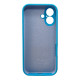 Чохол для смартфона Silicone Full Case AA Camera Protect for Apple iPhone 16 49,Cornflower Код: 456960-14