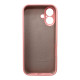 Чохол для смартфона Silicone Full Case AA Camera Protect for Apple iPhone 16 41,Pink Код: 456970-14