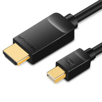Кабель Vention 4K Mini DisplayPort to HDMI Cable 2M Black (HAHBH) Код: 411850-14