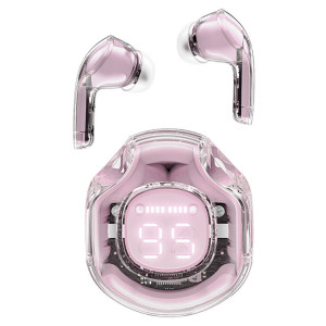 Навушники ACEFAST T8 Crystal color (2) bluetooth earbuds Lotus Pink Код: 432470-14