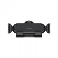 Тримач для мобiльного Baseus Stable Gravitational Car Mount Lite (Air Outlet Version) black