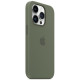 Чохол для смартфона Silicone Full Case AAA MagSafe IC for iPhone 14 Pro Max Olive Код: 432280-14