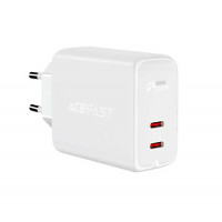 Мережевий зарядний пристрій ACEFAST A9 PD40W(USB-C+USB-C) dual port charger White Код: 405130-14