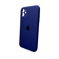 Чохол для смартфона Silicone Full Case AA Camera Protect for Apple iPhone 11 Pro Max кругл 39,Navy Blue Код: 431490-14