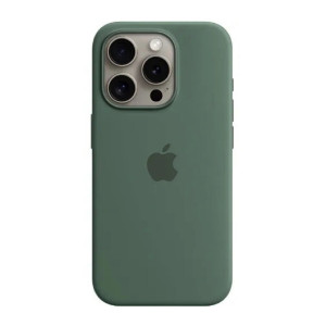 Чохол для смартфона Silicone Full Case AAA MagSafe IC for iPhone 15 Pro Green Код: 431820-14