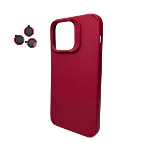 Чохол для смартфона Cosmic Silky Cam Protect for Apple iPhone 15 Pro Wine Red Код: 428640-14