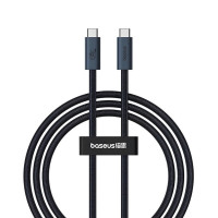 Кабель Baseus Flash Series 2 USB4 Full Featured Data Cable Type-C to Type-C 240W 1m Cluster Черное