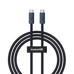 Кабель Baseus Flash Series 2 USB4 Full Featured Data Cable Type-C to Type-C 240W 1m Cluster Черное Код: 456990-14