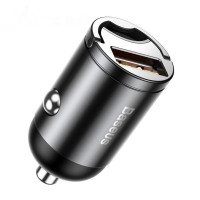 Автомобільний зарядний пристрій Baseus Tiny Star Mini Quick Charge Car Charger USB Port 30W Gray Код: 404930-14