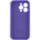 Чохол для смартфона Silicone Full Case AA Camera Protect for Apple iPhone 13 Pro 22,Dark Purple Код: 430350-14