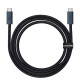 Кабель Baseus Flash Series 2 USB4 Full Featured Data Cable Type-C to Type-C 240W 1m Cluster Черное Код: 456990-14