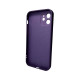 Чохол для смартфона AG Glass Gradient LV Frame for Apple iPhone 12 Deep Purple Код: 428970-14