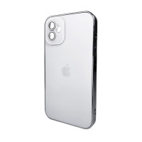 Чохол для смартфона AG Glass Sapphire Frame MagSafe Logo for Apple iPhone 12 White Код: 429030-14