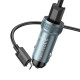 Автомобільний зарядний пристрій HOCO Z49A Level single port QC3.0 18W (Micro) Metal Gray Код: 405520-14