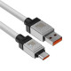 Кабель Baseus CoolPlay Series Fast Charging Cable USB to Type-C 100W 2m Белый Код: 457010-14