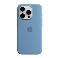 Чохол для смартфона Silicone Full Case AAA MagSafe IC for iPhone 15 Pro Max Blue Код: 453010-14