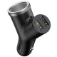 АЗП Baseus Y type dual USB+cigarette lighter extended car charger 3.1 A Black Код: 404920-14