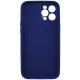 Чохол для смартфона Silicone Full Case AA Camera Protect for Apple iPhone 12 Pro 39,Navy Blue Код: 438910-14