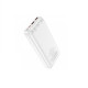 Зовнішній акумулятор HOCO J101A Astute 22.5Вт fully compatible power bank 20000mAh Белый