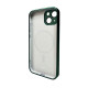 Чохол для смартфона AG Glass Sapphire Frame MagSafe Logo for Apple iPhone 14 Cangling Green Код: 429080-14