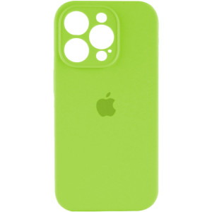 Чохол для смартфона Silicone Full Case AA Camera Protect for Apple iPhone 16 Pro 24,Shiny Green Код: 450961-14