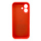 Чохол для смартфона Silicone Full Case AA Camera Protect for Apple iPhone 16 18,Peach Код: 459241-14