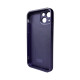 Чохол для смартфона AG Glass Matt Frame Color Logo for Apple iPhone 13 Deep Purple Код: 430071-14