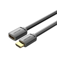 Кабель Подовжувач Vention HDMI-A Male to HDMI-A Female 4K HD Cable PVC Type 3M Black (AHCBI) Код товара: 420551-14