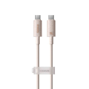 Кабель Baseus Habitat Series Fast Charging Cable Type-C to Type-C 100W 2m Wheat Pink Код: 456971-14