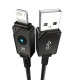 Кабель Baseus Unbreakable Series Fast Charging Data Cable USB to iP 2.4A 2m Cluster Черный Код: 457051-14