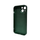 Чохол для смартфона AG Glass Matt Frame Color Logo for Apple iPhone 15 Cangling Green Код: 430161-14