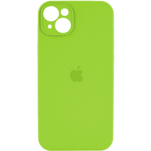 Чохол для смартфона Silicone Full Case AA Camera Protect for Apple iPhone 14 24,Shiny Green Код: 430881-14