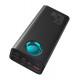Зовнішній акумулятор Baseus Amblight Digital Display Fast Charge Power Bank 26800mAh Cluster Black