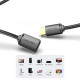 Кабель Подовжувач Vention HDMI-A Male to HDMI-A Female 4K HD Cable PVC Type 3M Black (AHCBI) Код: 420551-14