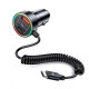 АЗП Usams US-CC167 C33 30W Car Charger With Spring Cable Черное Код: 416701-14