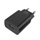 Мережевий зарядний пристрій BOROFONE BA20A Sharp single port charger set(Lightning) 10.5W Black