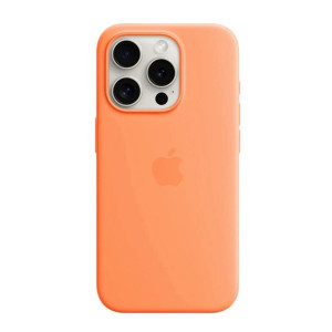 Чохол для смартфона Silicone Full Case AAA MagSafe IC for iPhone 15 Pro Orange Код: 431821-14