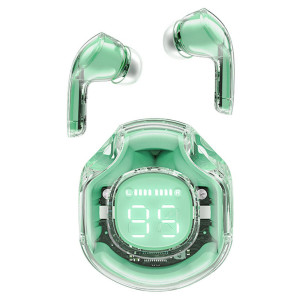 Навушники ACEFAST T8 Crystal color (2) bluetooth earbuds Mint Green Код: 432471-14