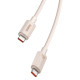 Кабель Baseus Habitat Series Fast Charging Cable Type-C to Type-C 100W 2m Wheat Pink Код: 456971-14