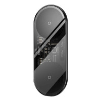 Бездротовий зарядний пристрій Baseus Digital LED Display 2in1 Wireless Charger 20W Black Universal version Код: 405171-14
