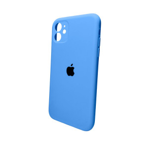 Чохол для смартфона Silicone Full Case AA Camera Protect for Apple iPhone 11 Pro Max кругл 38,Surf Blue Код: 431391-14