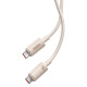 Кабель Baseus Habitat Series Fast Charging Cable Type-C to Type-C 100W 2m Wheat Pink Код: 456971-14