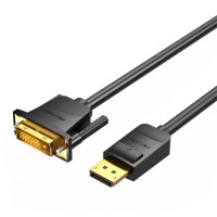 Кабель Vention DP to DVI Cable 1M Black (HAFBF) Код: 420531-14