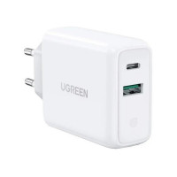 Зарядний пристрій UGREEN CD170 38W USB-C Wall Charger EU (White) (UGR-60468) Код товара: 405571-14