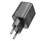 Мережевий зарядний пристрій HOCO N42 Elogiado dual-port PD45W(2C) charger Black