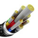 Кабель Baseus Tungsten Gold Fast Charging Data Cable Type-C to Type-C 240Вт 1m Черный Код: 457041-14